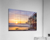 PB pier sunset Acrylic Print
