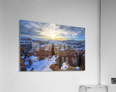 Sun rising in Bryce Acrylic Print