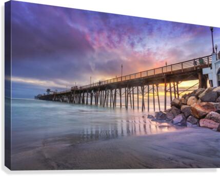 Twilight at Oceanside Canvas Print