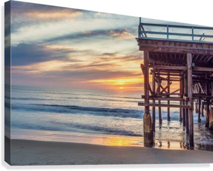pacific beach pier Canvas Print