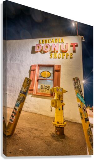 Donut Shoppe  Encinitas Canvas Print