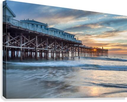 Pacific Beach pier Canvas Print