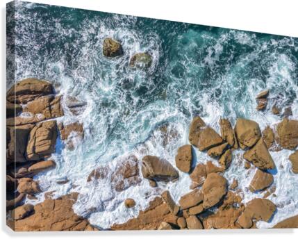 Rocks at Ploumanach Canvas Print