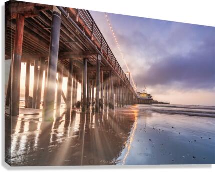 Santa Barbara Pier Canvas Print
