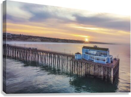 Oceanside sunrise Canvas Print