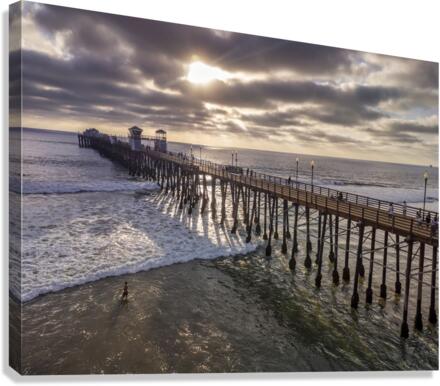 The pier oceanside Canvas Print