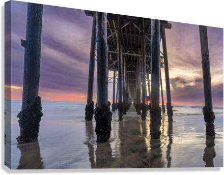 the pier  oceanside Canvas Print