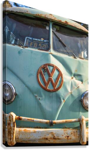 Old  vw bus T1 Canvas Print