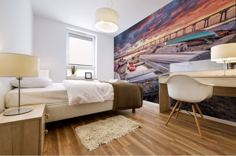 Sunrise in coronado Mural print