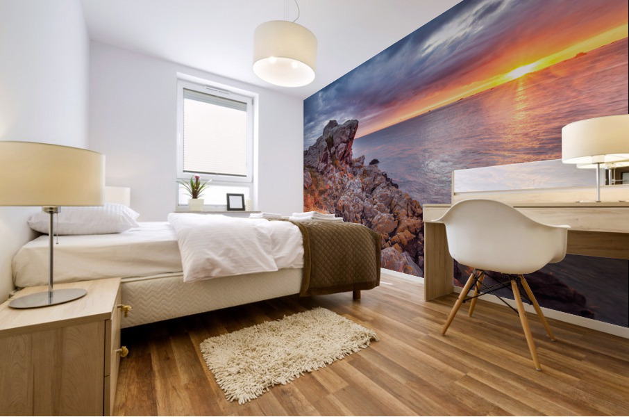 la pointe de la trinite Mural print