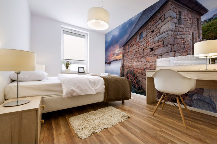 The tide mill Mural print