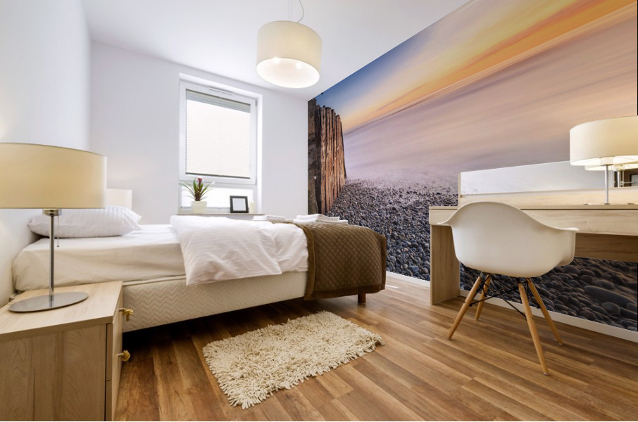 Pebbles in Leucadia Mural print