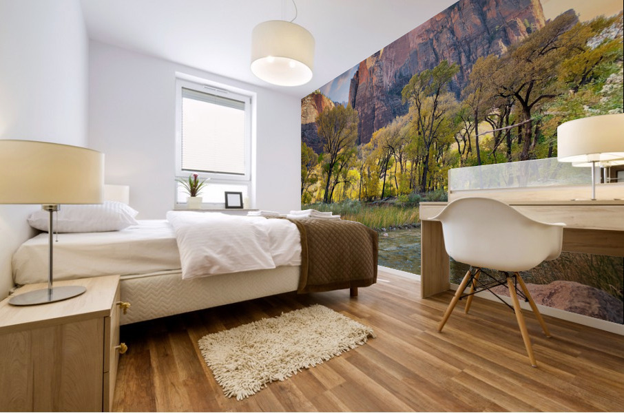 Fall in Zion Mural print