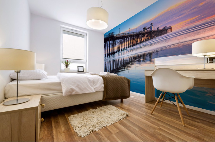 Oceanside pier 1 Mural print