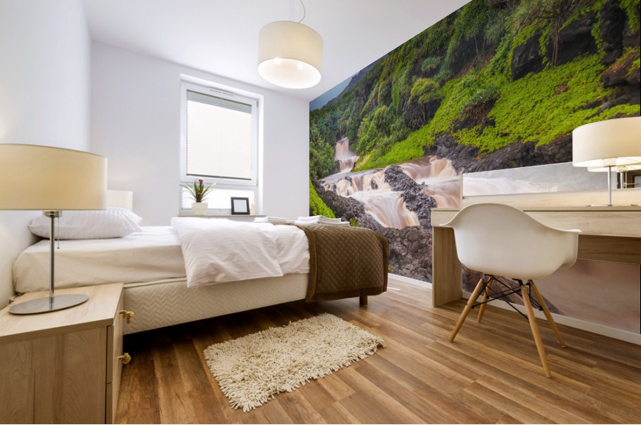 the seven pools  Mural print