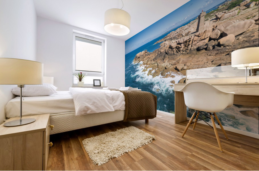 Ploumanach lighthouse 2 Mural print