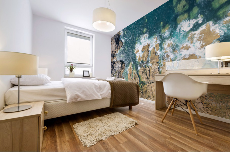 Le gouffre Mural print