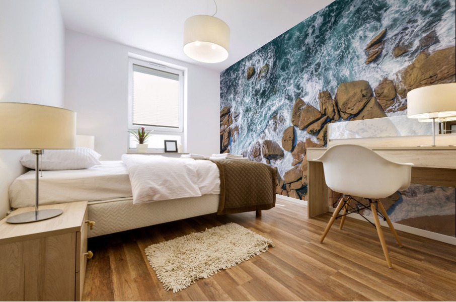 Rocks at Ploumanach Mural print