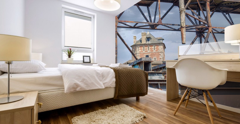crozon harbor Mural print