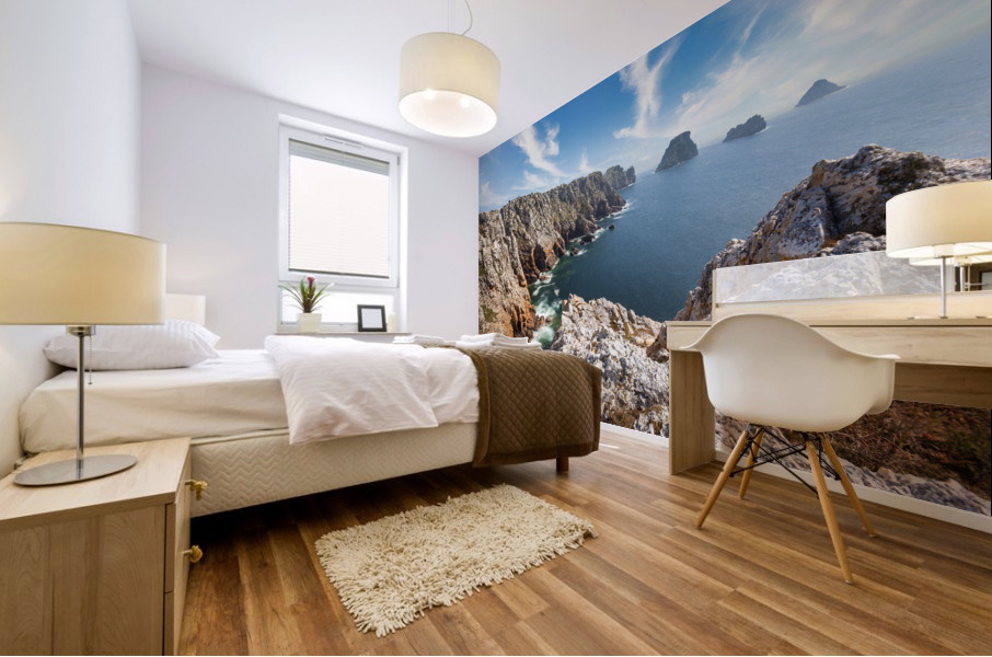 Tas de pois Mural print