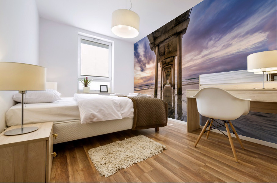 Scripps pier Mural print