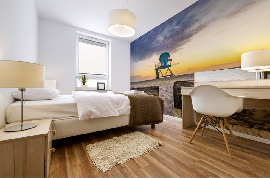 Ponto after sunset Mural print
