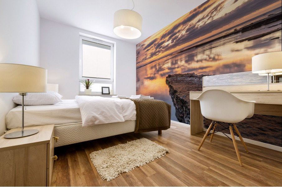 Swamis sunset Mural print