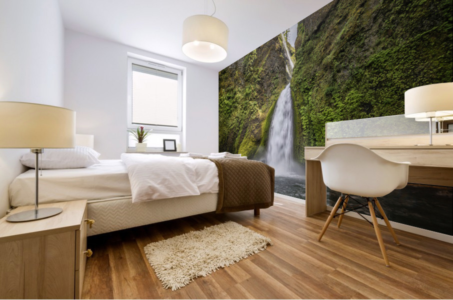Wahclella Falls Mural print