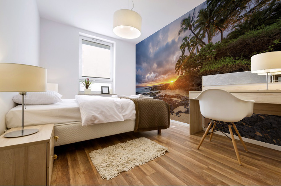 Makena cove Mural print