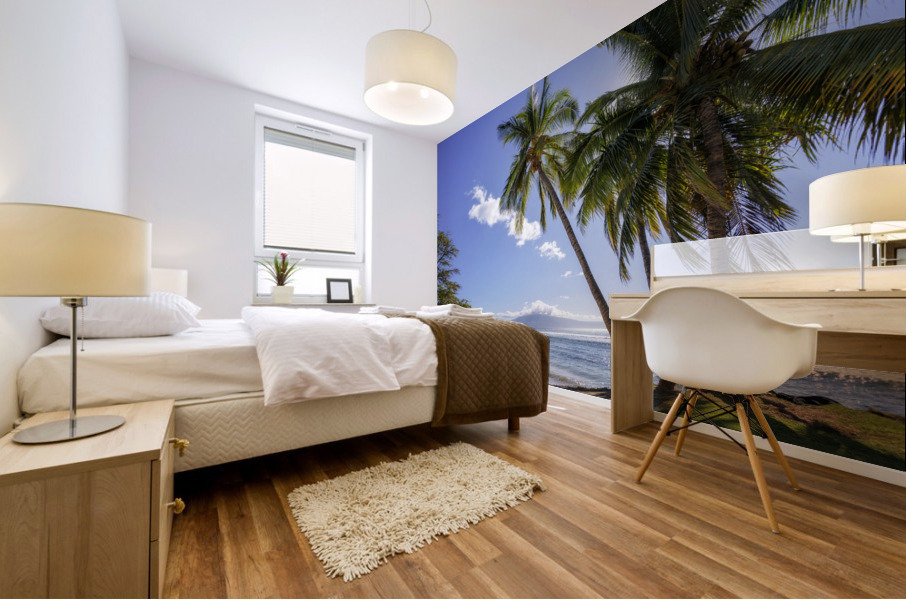 Lahaina beach Mural print