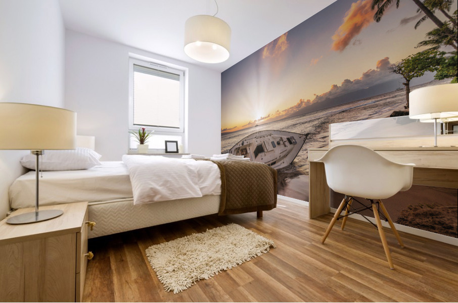 Ghost ship Mural print