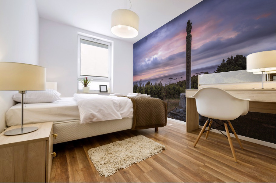 The widows cross Mural print