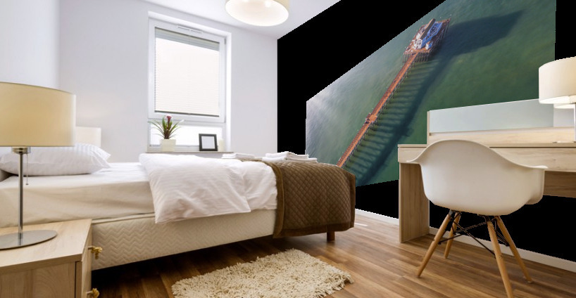 Oceanside pier Mural print