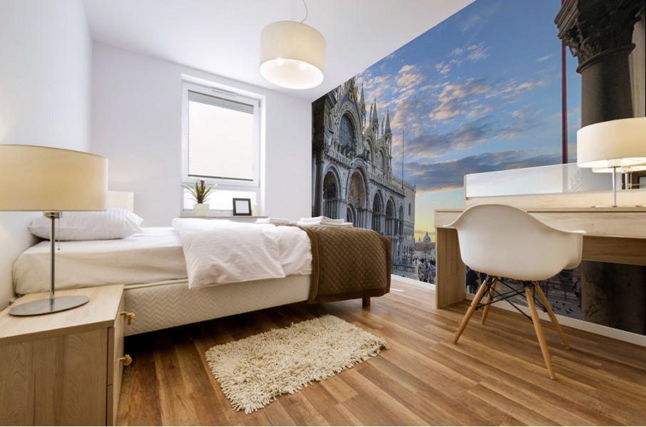 Under the arch Mural print