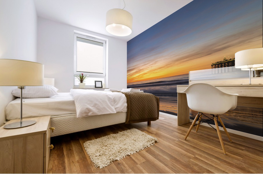 Pacific beach sunset Mural print