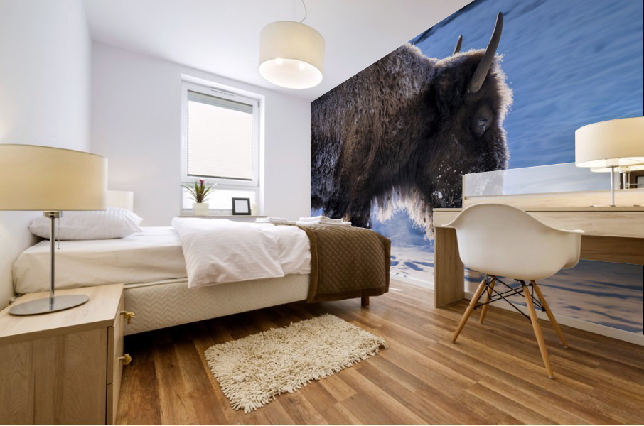 Zion Bison Mural print