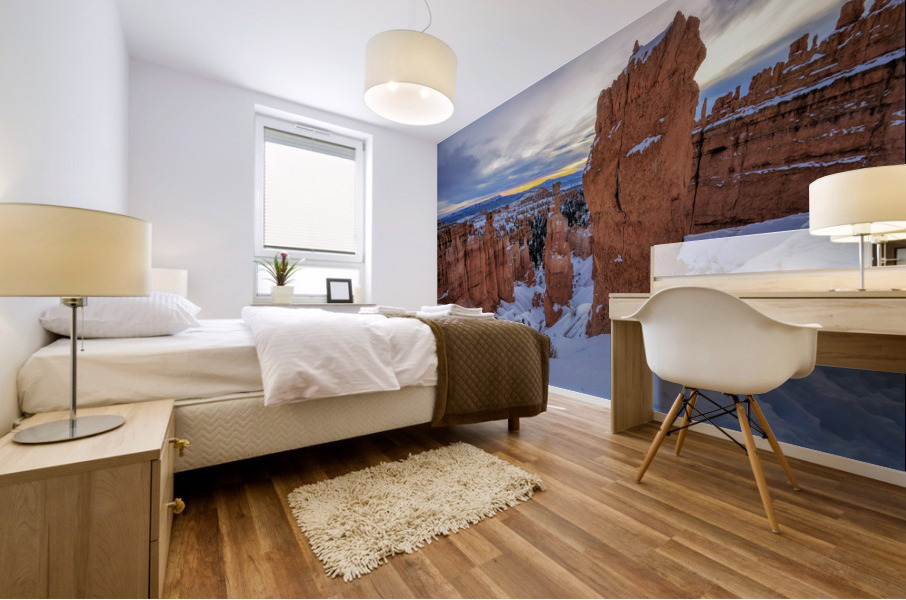 bryce sunrise Mural print