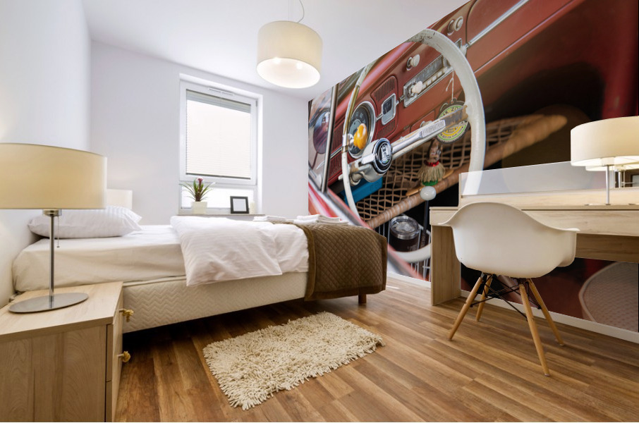 Vw beetle Mural print