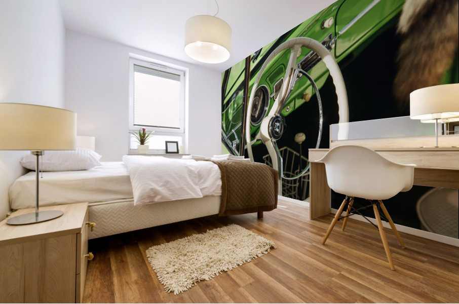 Super vw beetle  Mural print