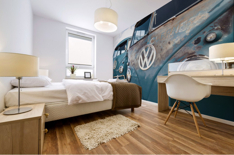 old Vw t1 Mural print