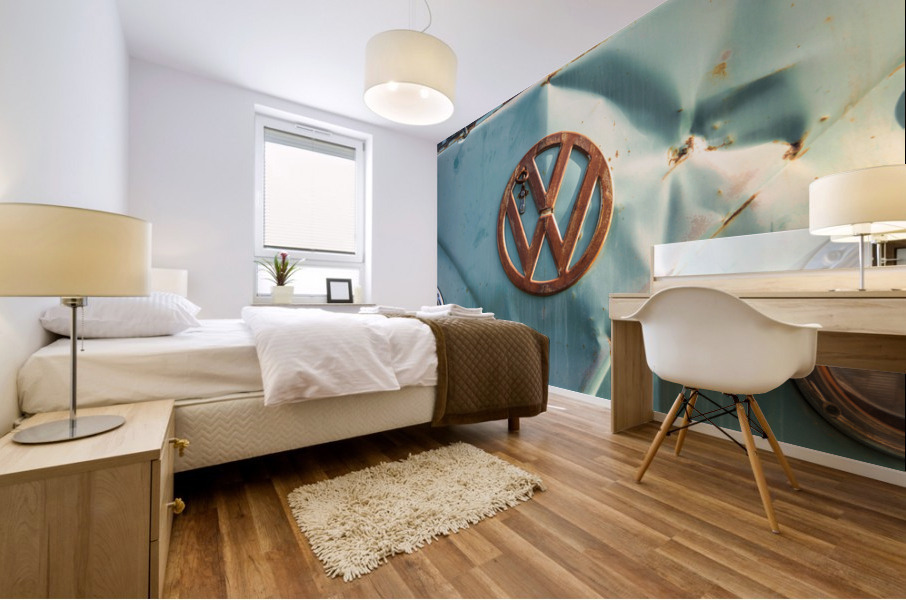Old  vw bus T1 Mural print