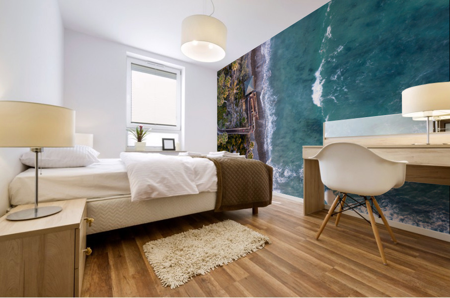 Swamis beach Mural print