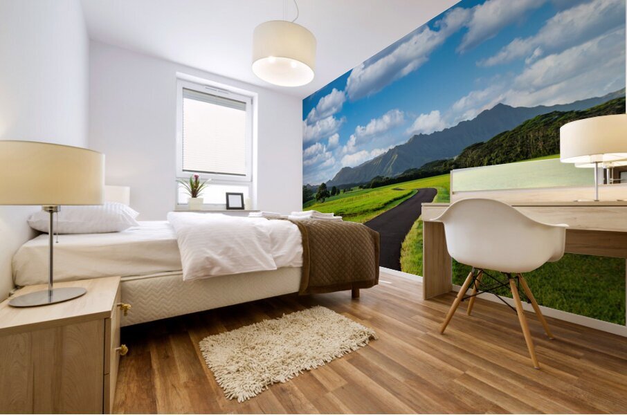 Jurassic ranch Mural print