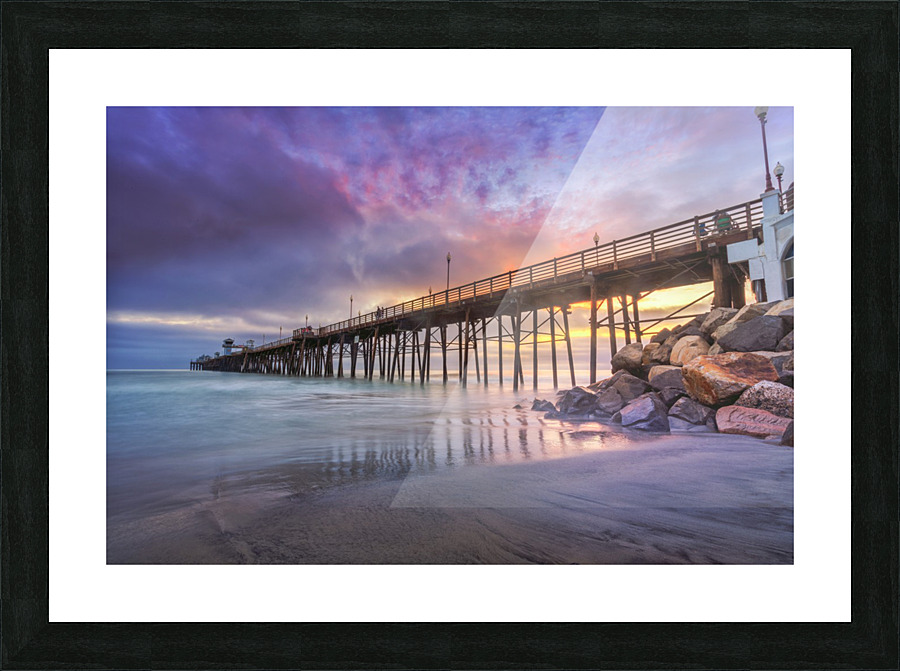 Twilight at Oceanside Picture Frame print