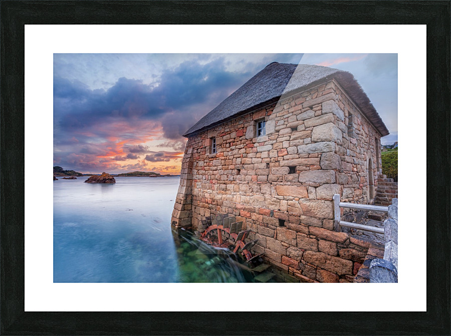 The tide mill Picture Frame print
