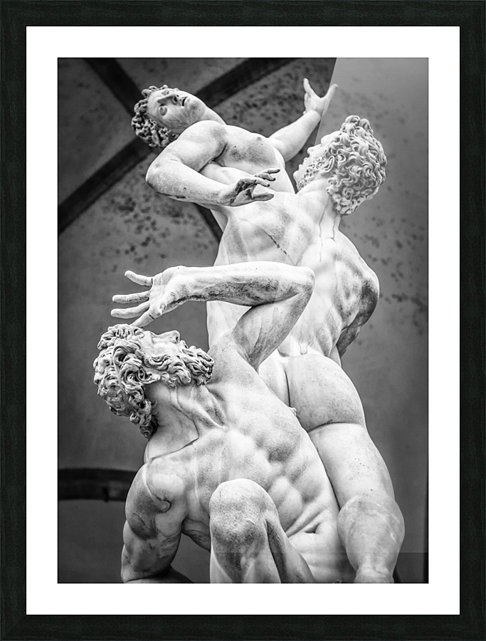 Statues in Florence Picture Frame print