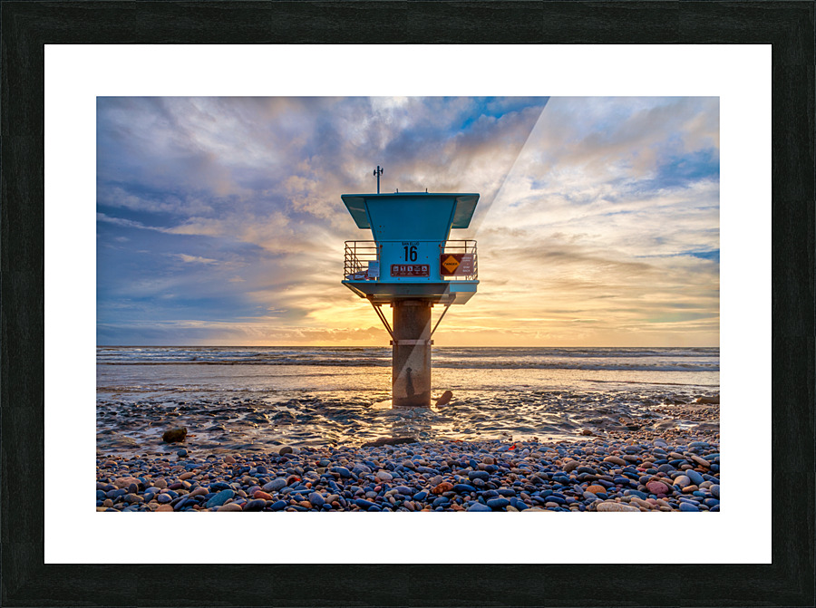 Cardiff 16 Picture Frame print