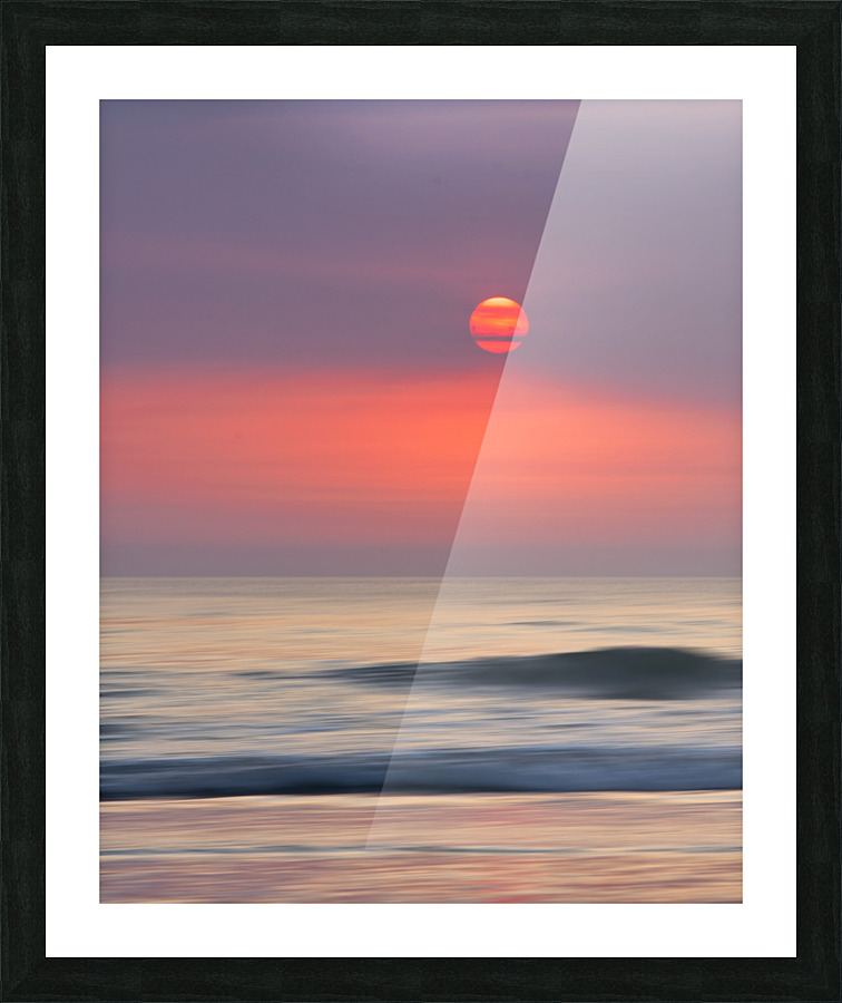 red glow 3 Picture Frame print