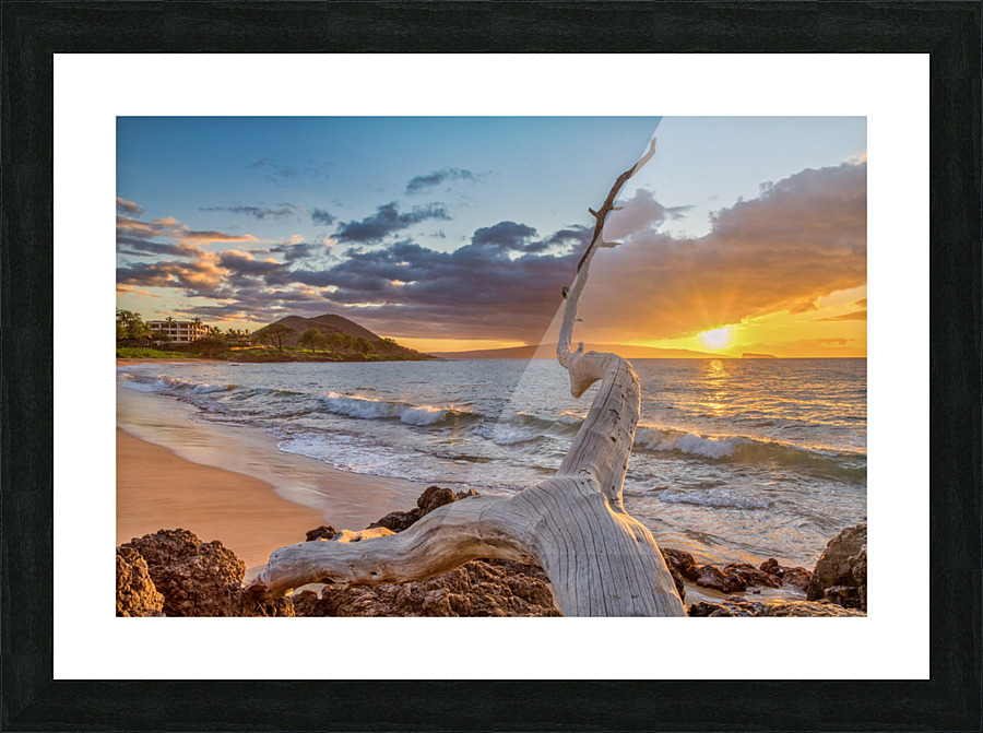 Maluaka beach Picture Frame print