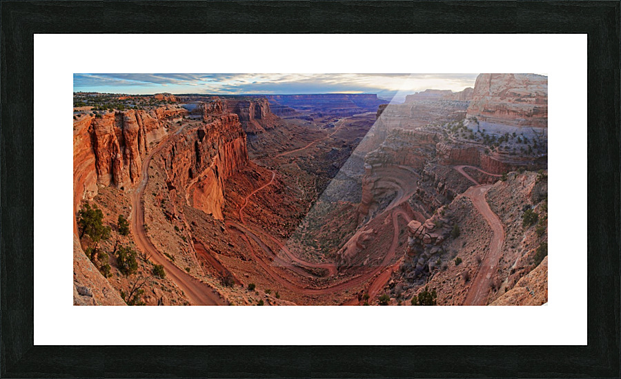 shafer trail Picture Frame print
